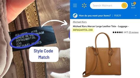 michael kors purse serial number